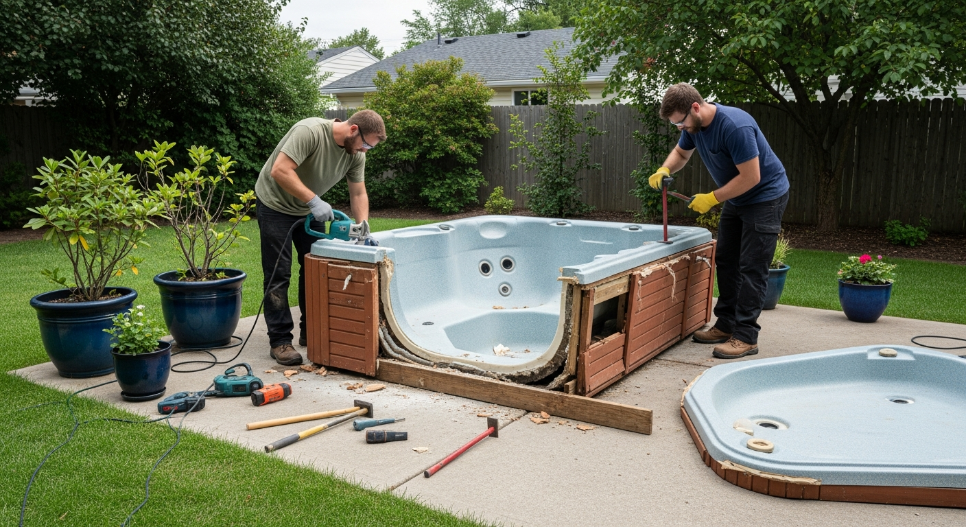 Cost to Remove a Hot Tub in Santa Rosa