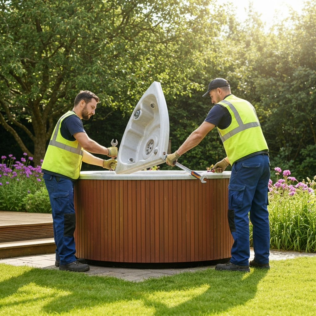 How to Prepare for a Hot Tub Removal