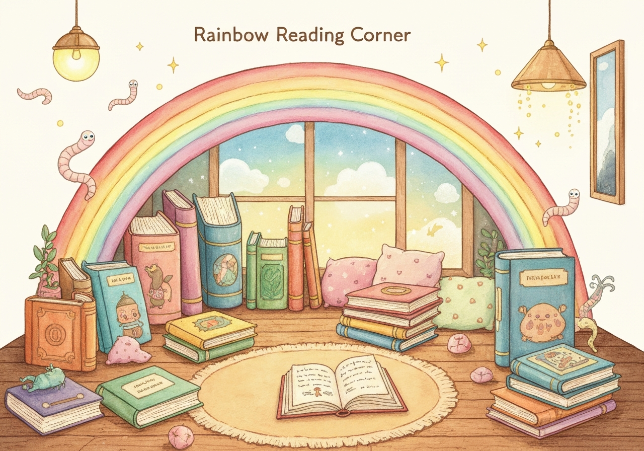 Rainbow Reading Corner