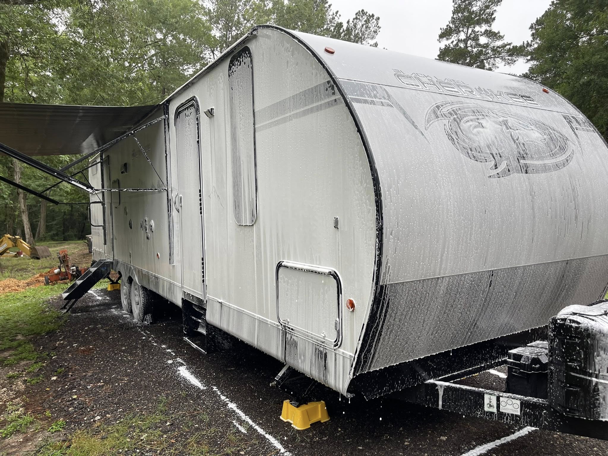 RV detailing in progress - Drip N Shine