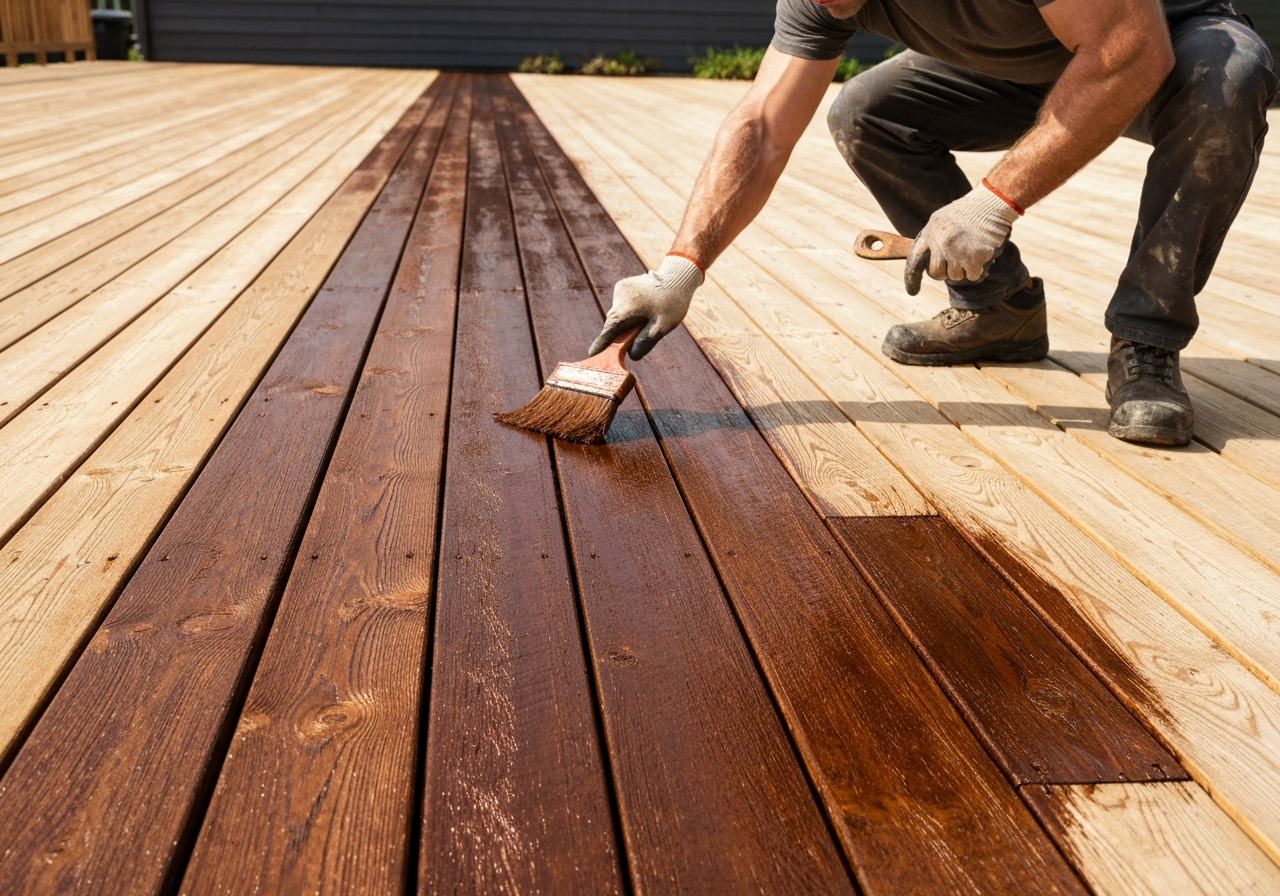 Deck Staining & Sealing