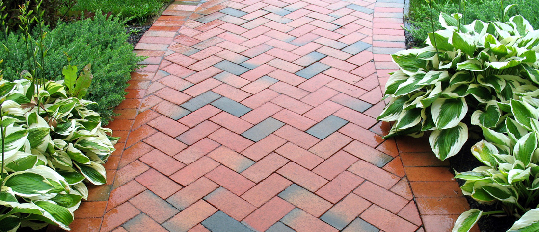 Custom paver patio with steps