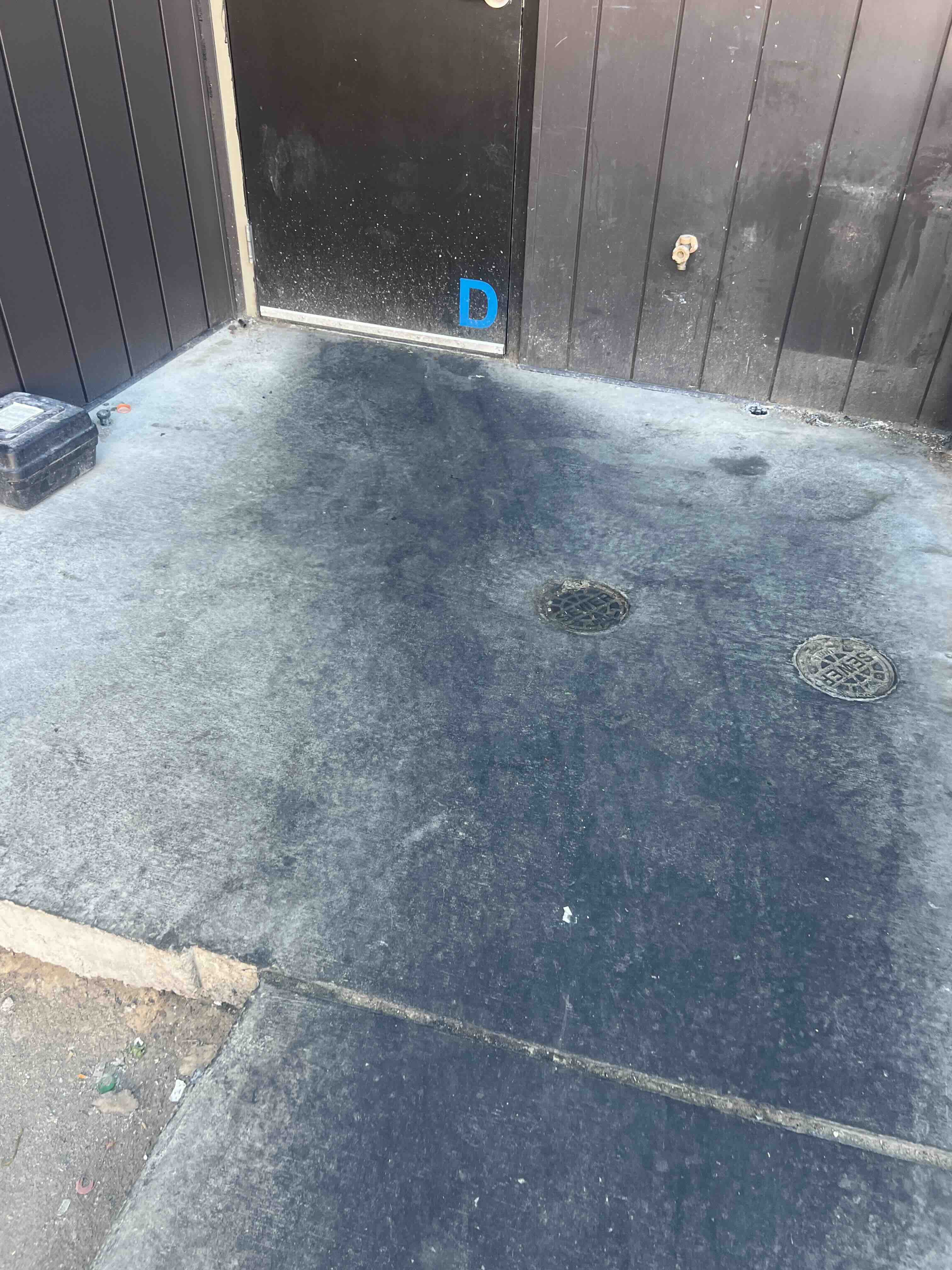 Commercial Entrance Cleaning - Before