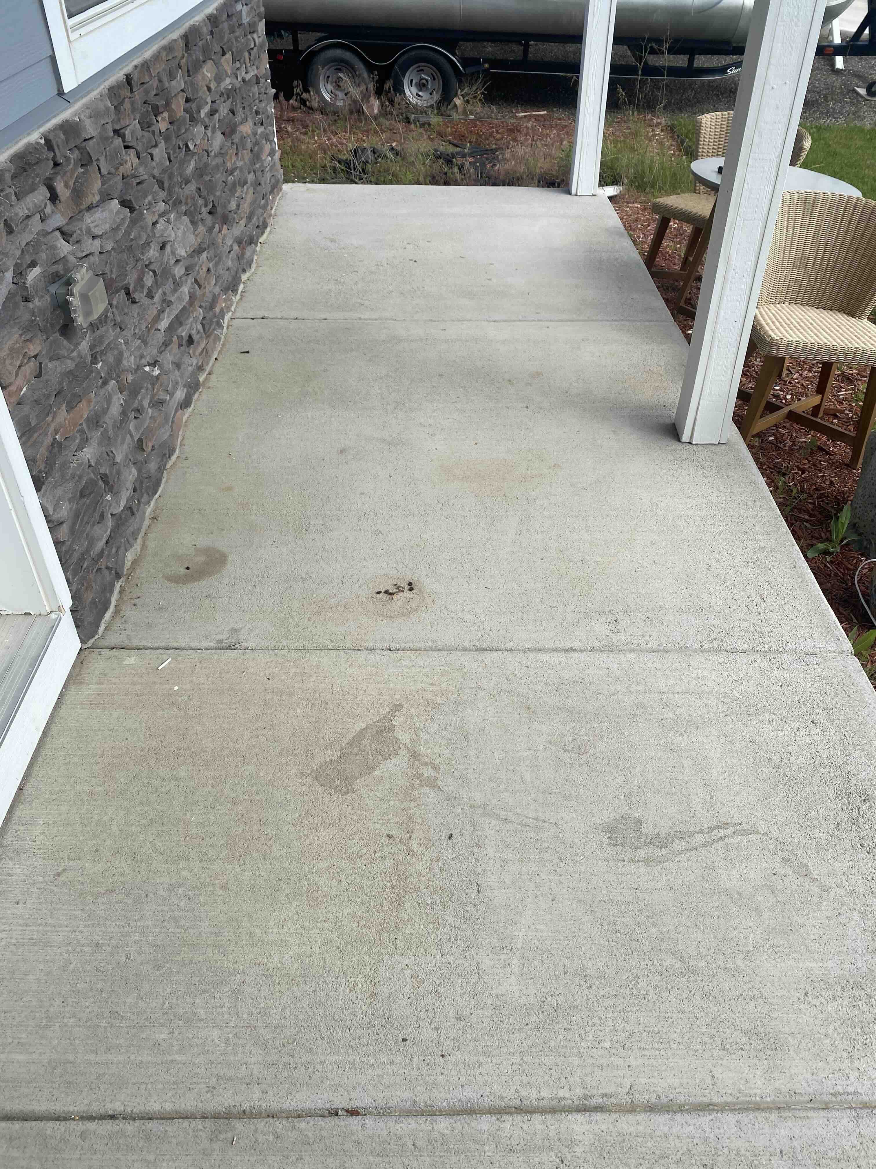 Patio / Walkway Cleaning - Before