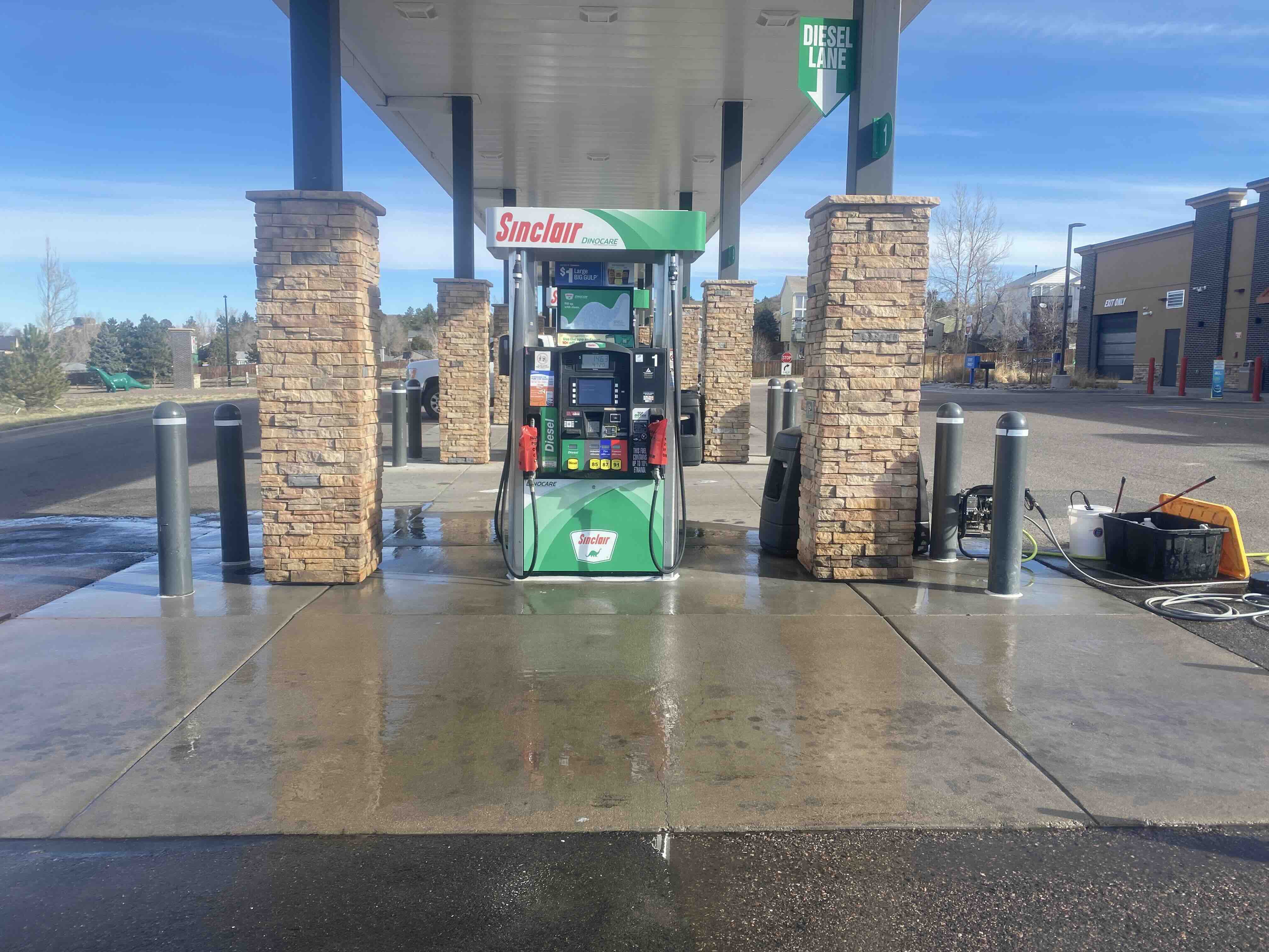 Gas Station Pump Cleaning - After