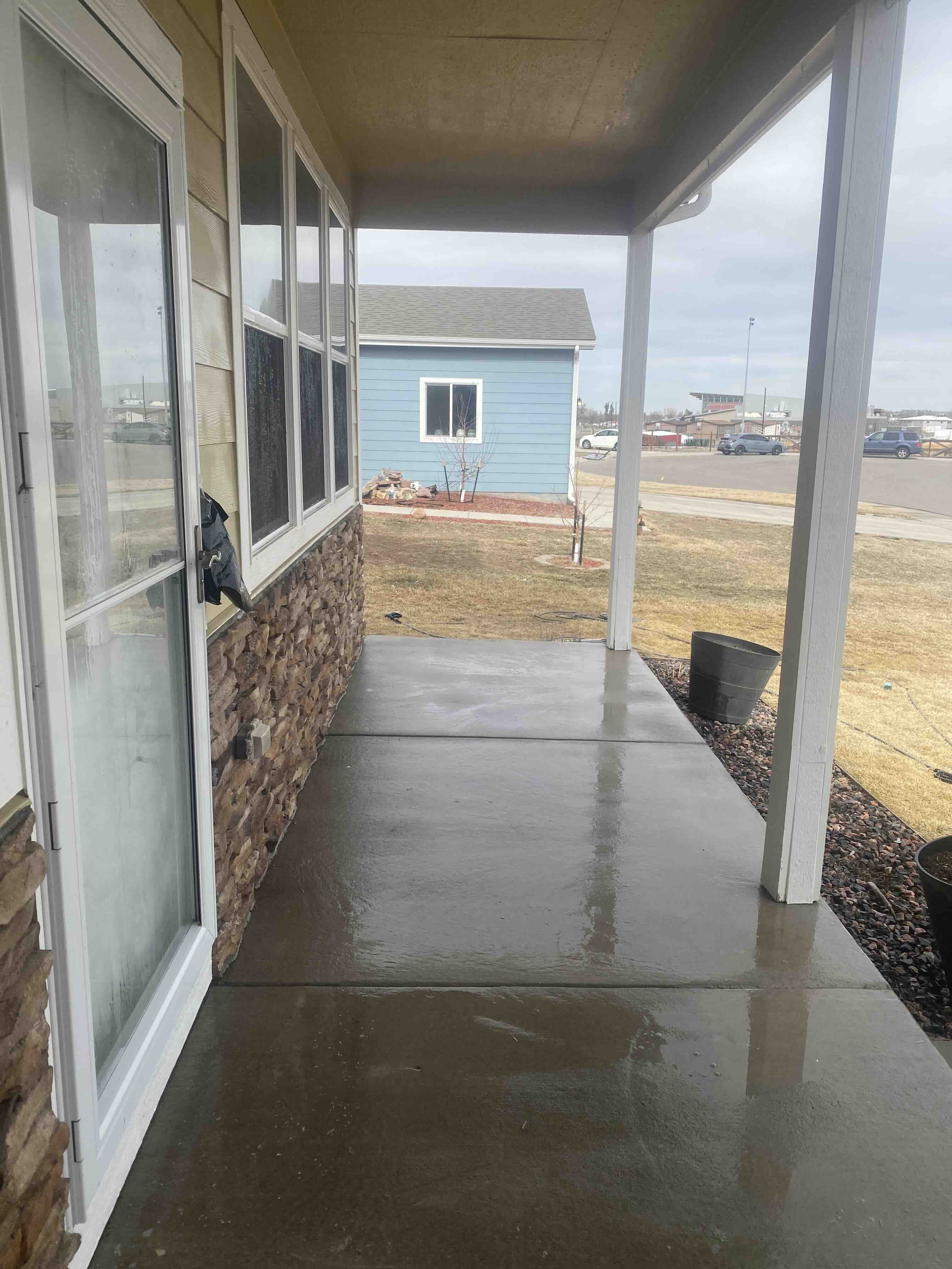 Front Porch Cleaning - After