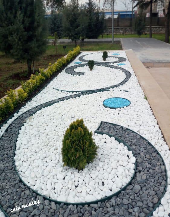 Swirling Rock Garden
