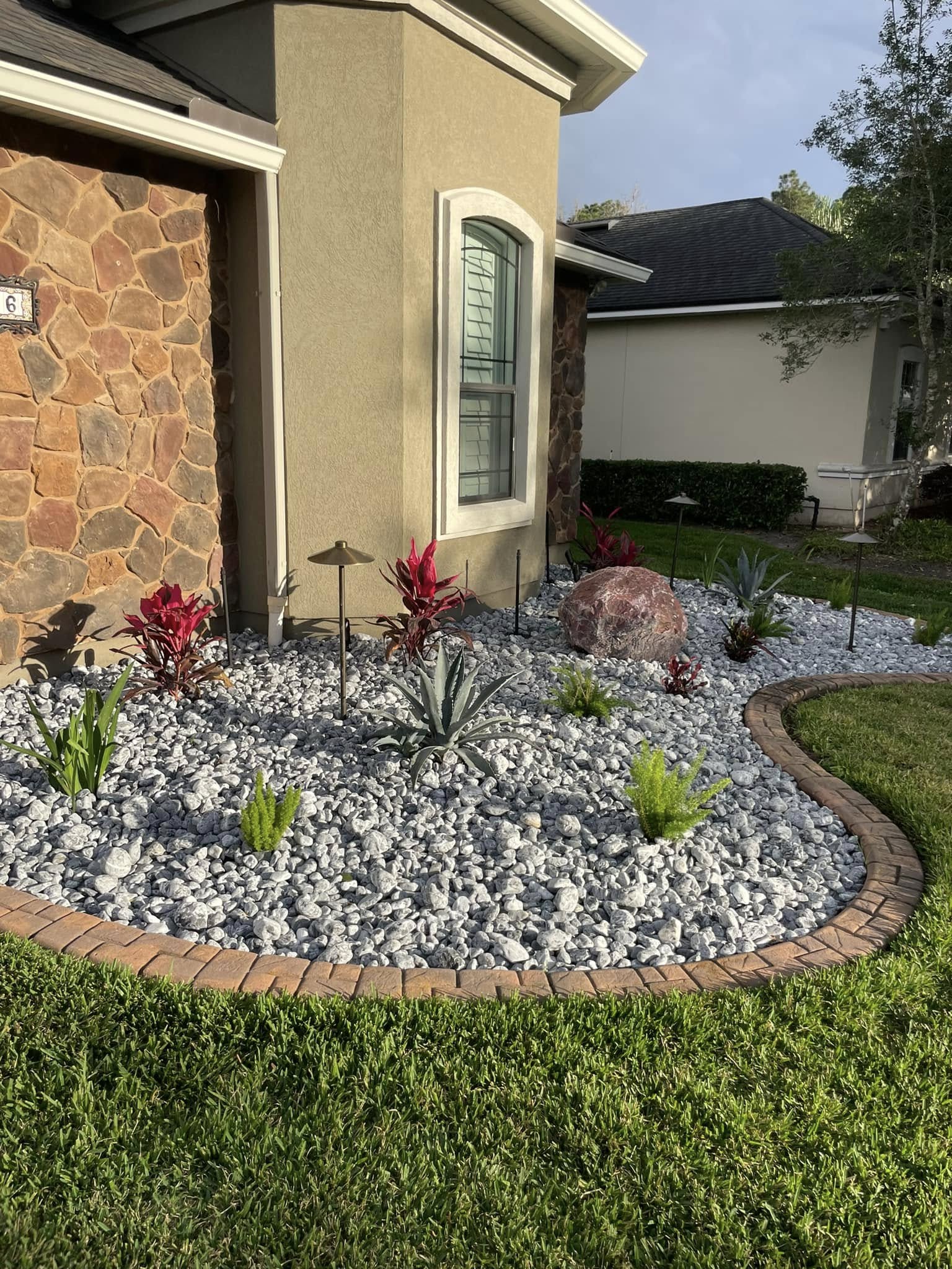Textured Rock Garden
