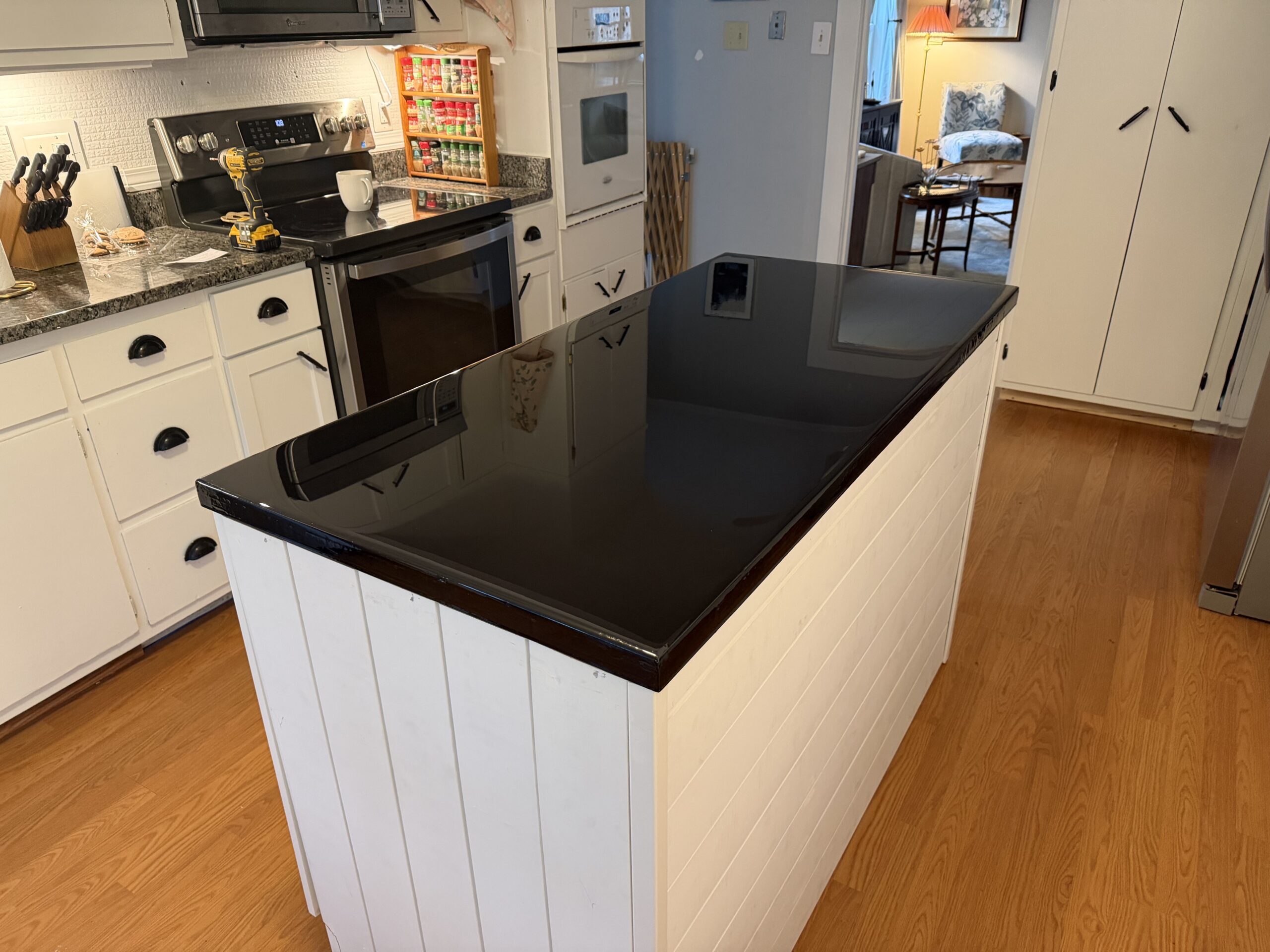 Custom epoxy table
