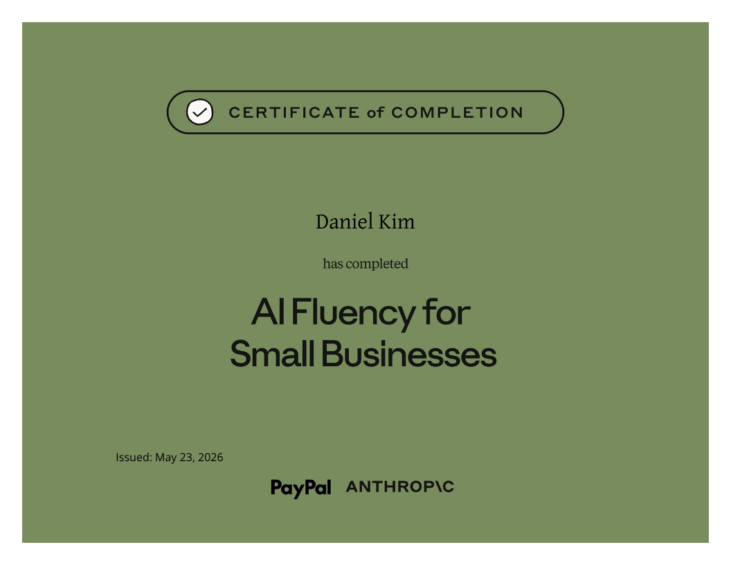 AI Fluency for Small Businesses