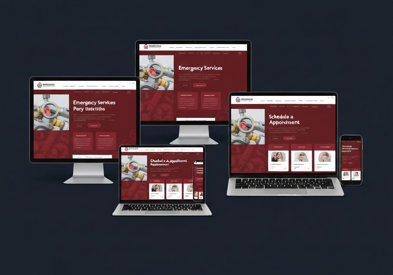 Elite Home Services Website Mockup