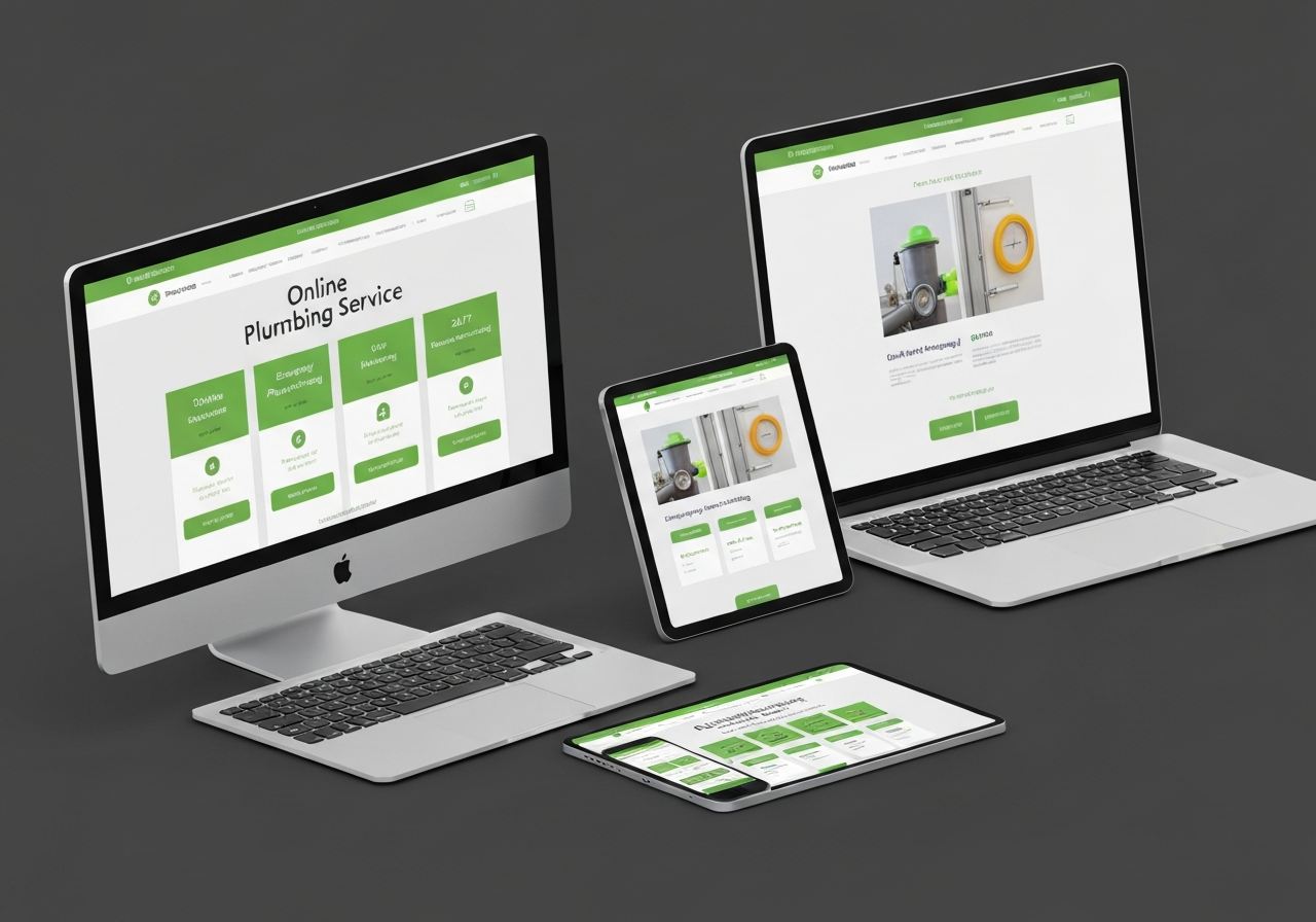 Precision Contractors Website Mockup