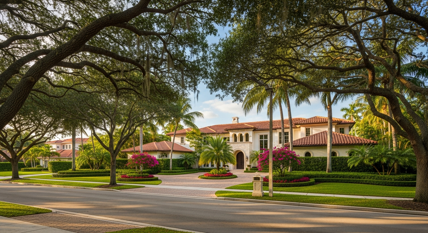 Pinecrest FL community — residential village with large lots in Miami-Dade County