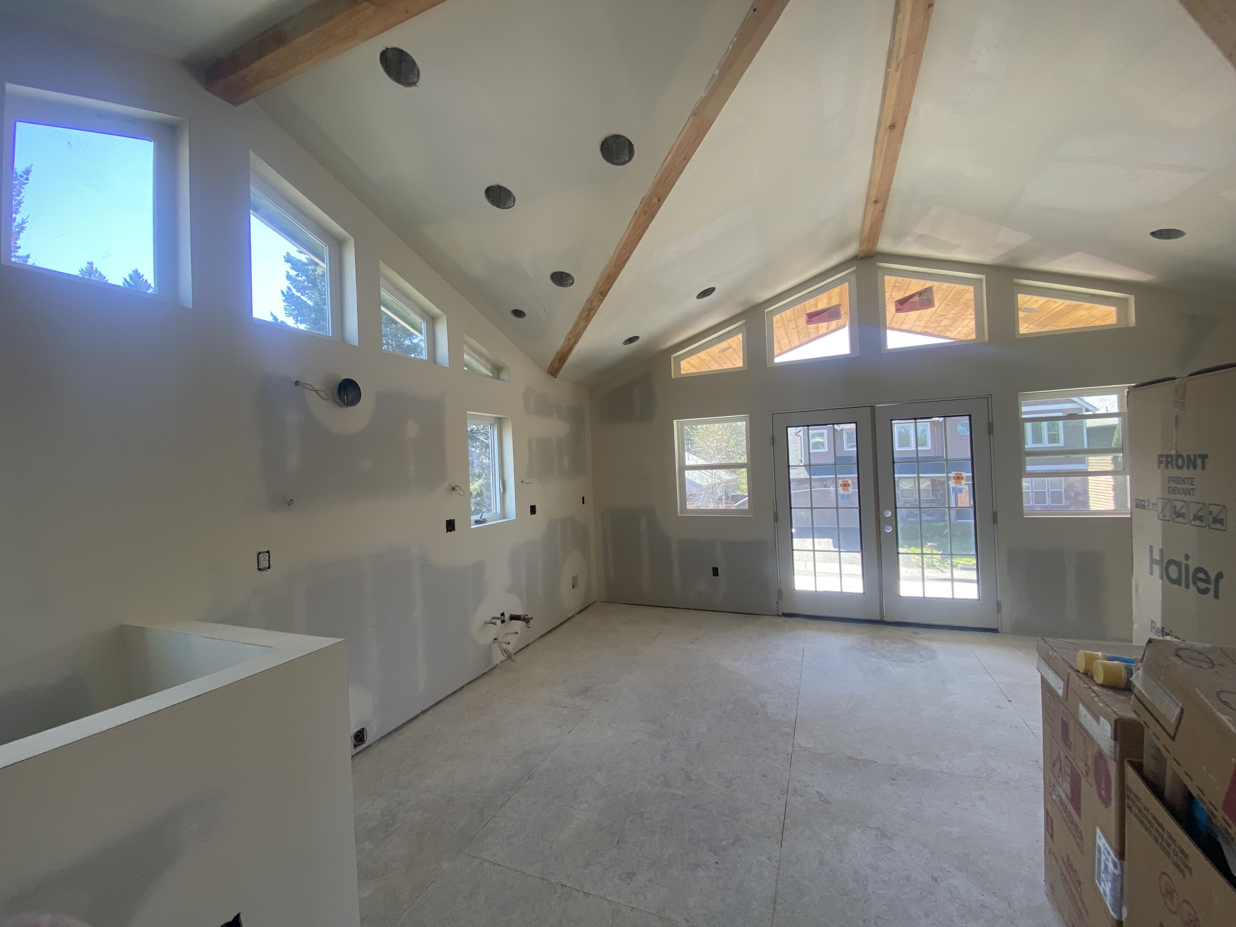 Drywall installation and remodeling project