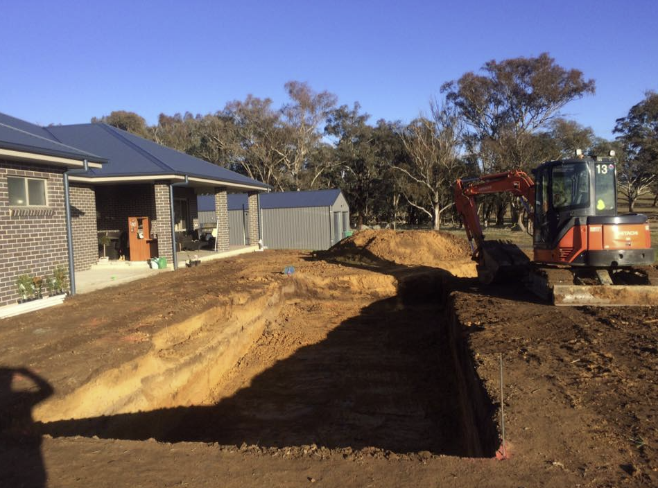 Backyard Pool Excavation