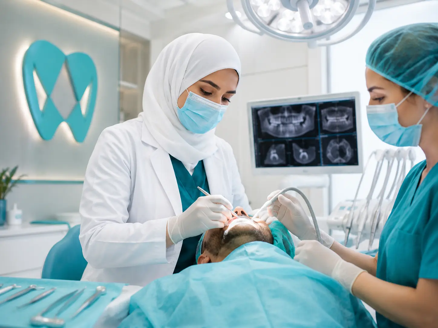 صورة لخدمة جراحة الأسنان في مجمع النخبة