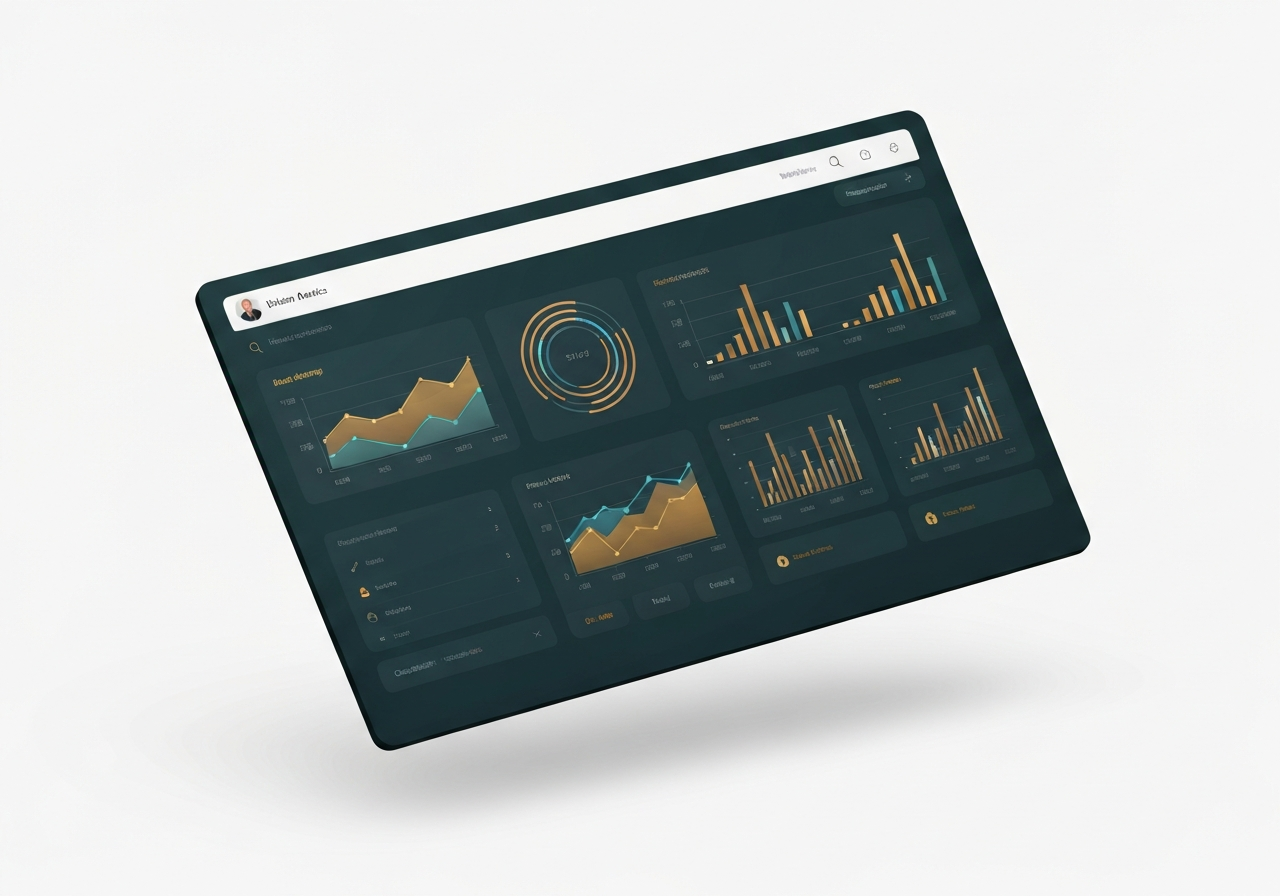 Business growth analytics and lead generation dashboard