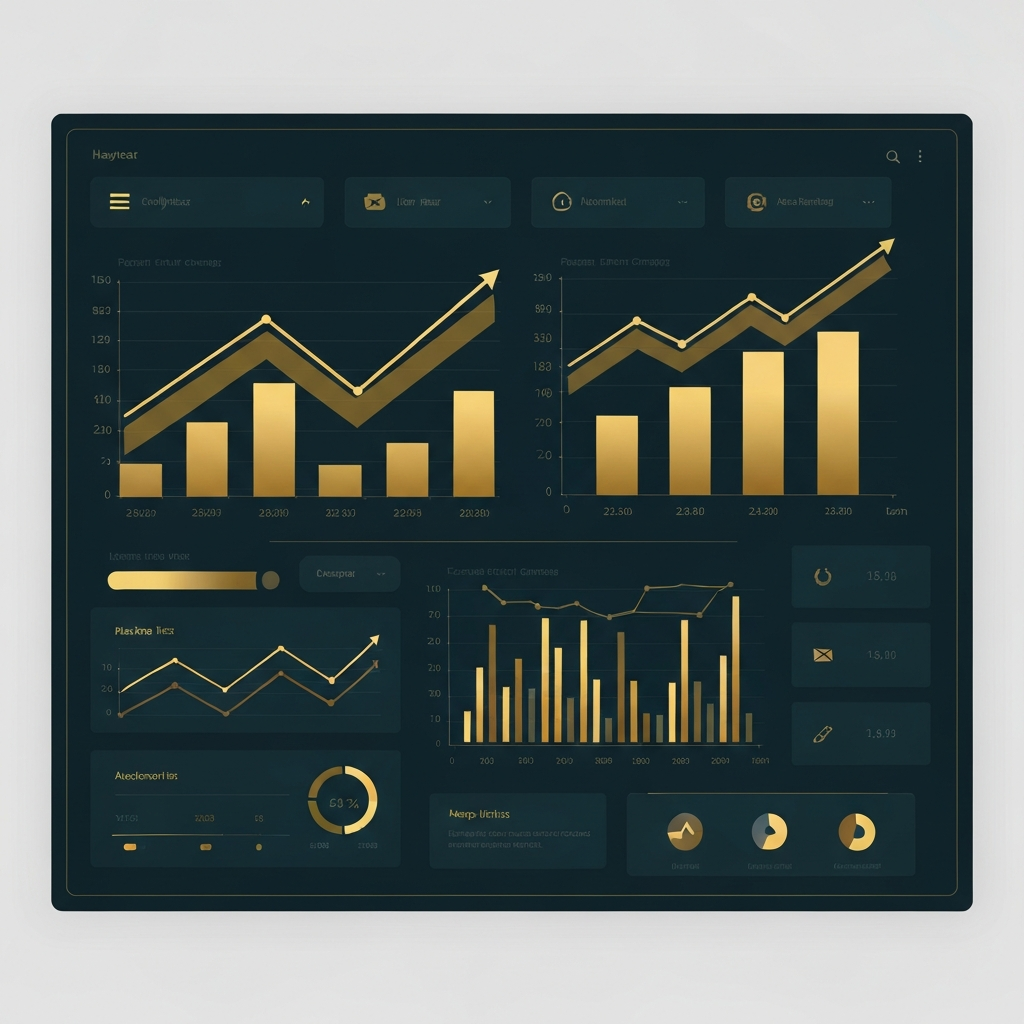 Organized analytics dashboard
