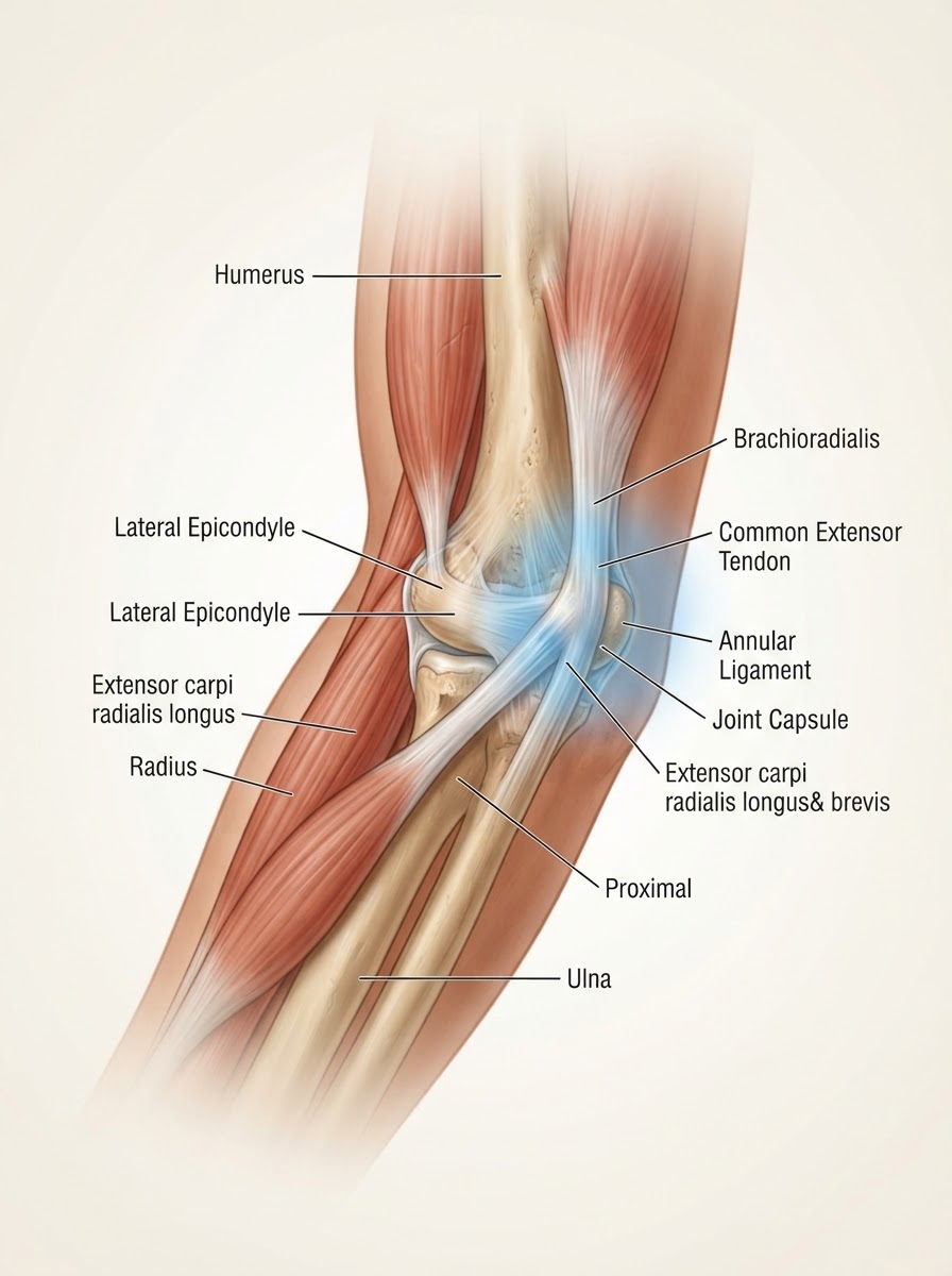 Elbow clinical study illustration