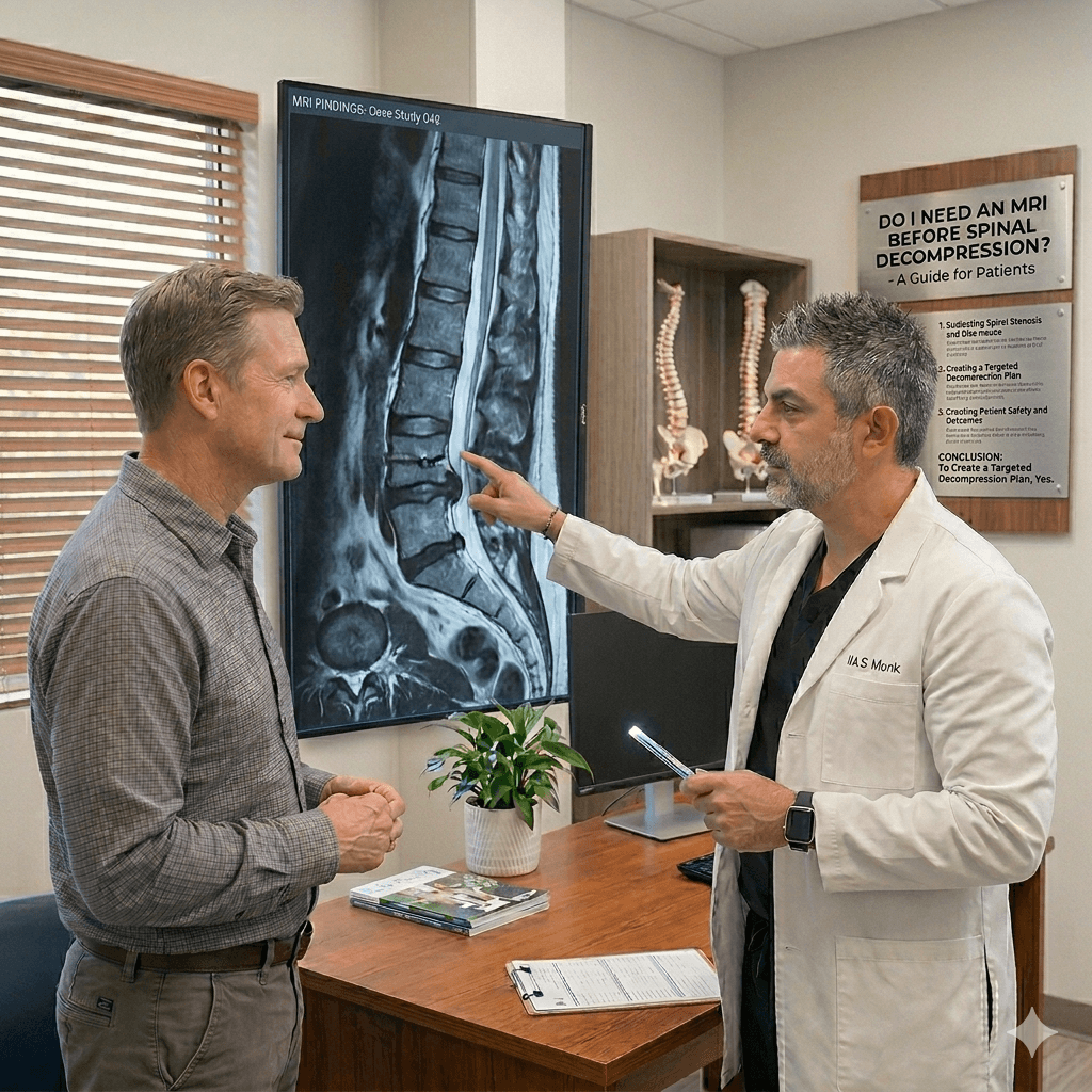 Máquina de descompresión DRX9000 en SpinalAid Disc Center en Orlando