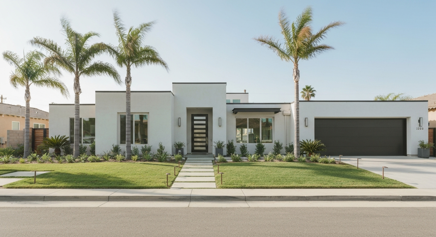 Beautiful Southern California home exterior