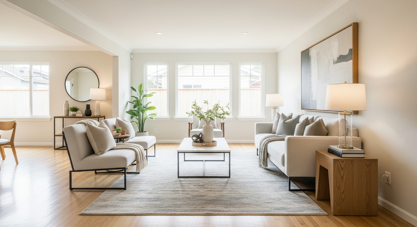 Beautifully renovated Southern California home interior