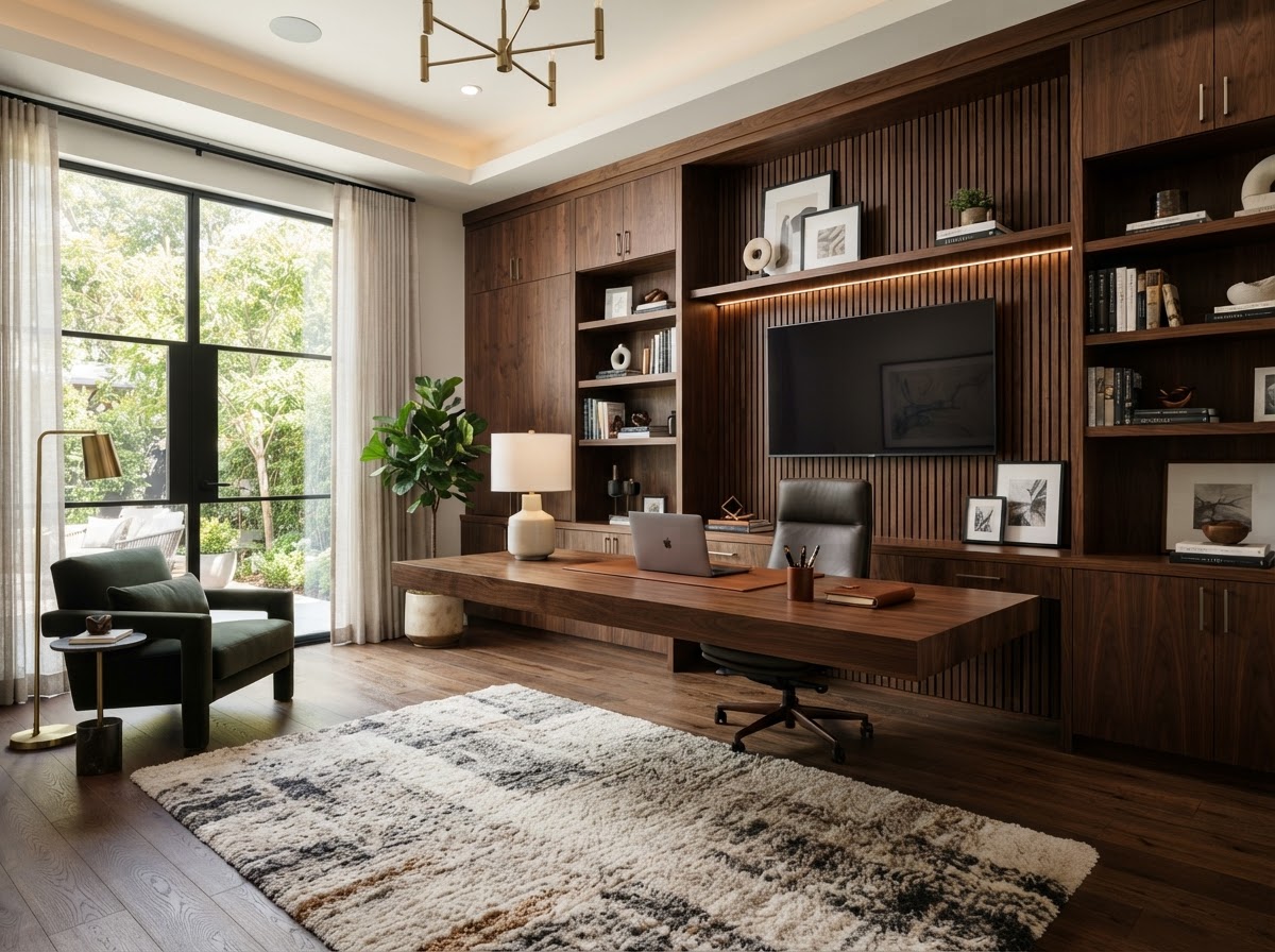 Modern Luxury Home Office Remodel
