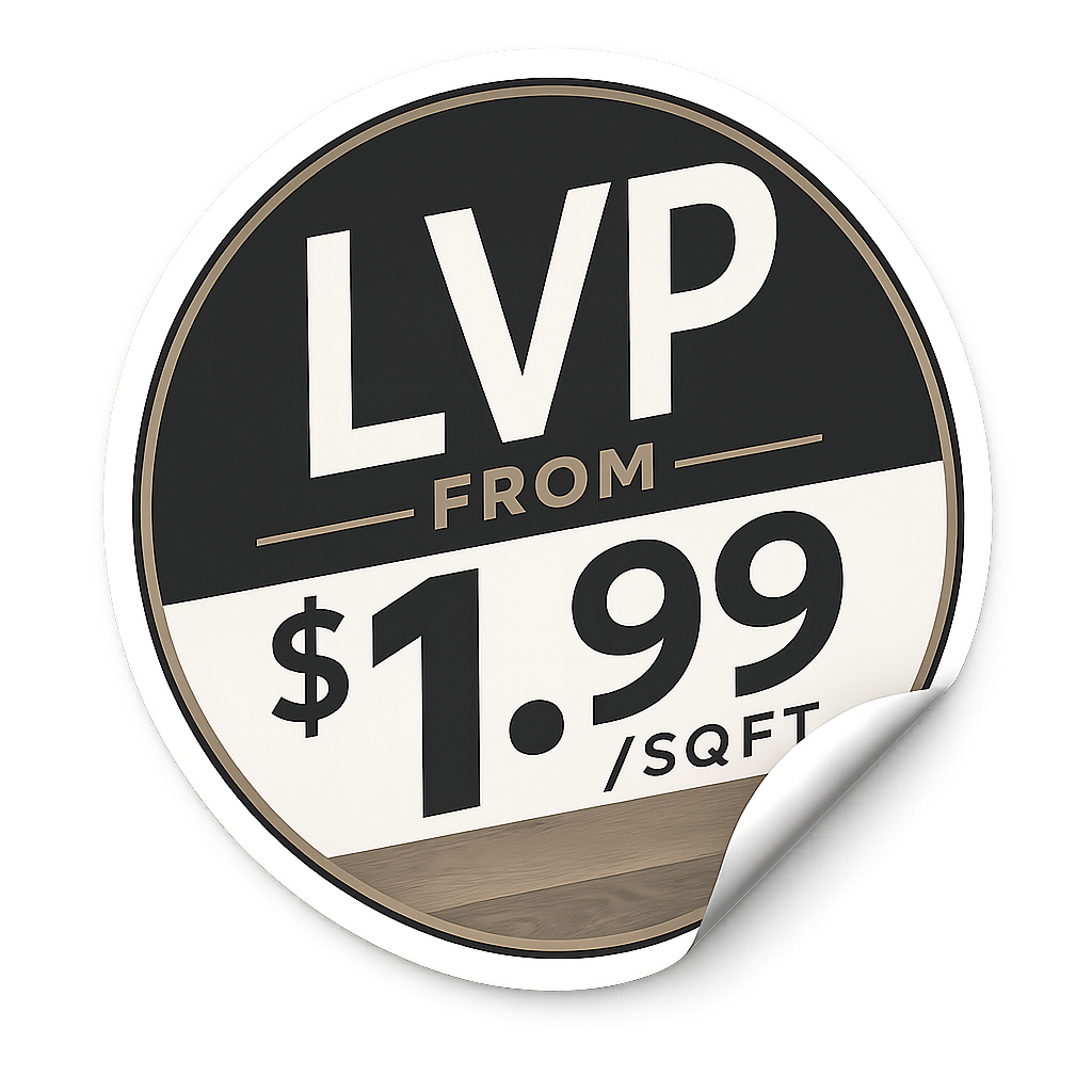 LVP Pricing Sticker