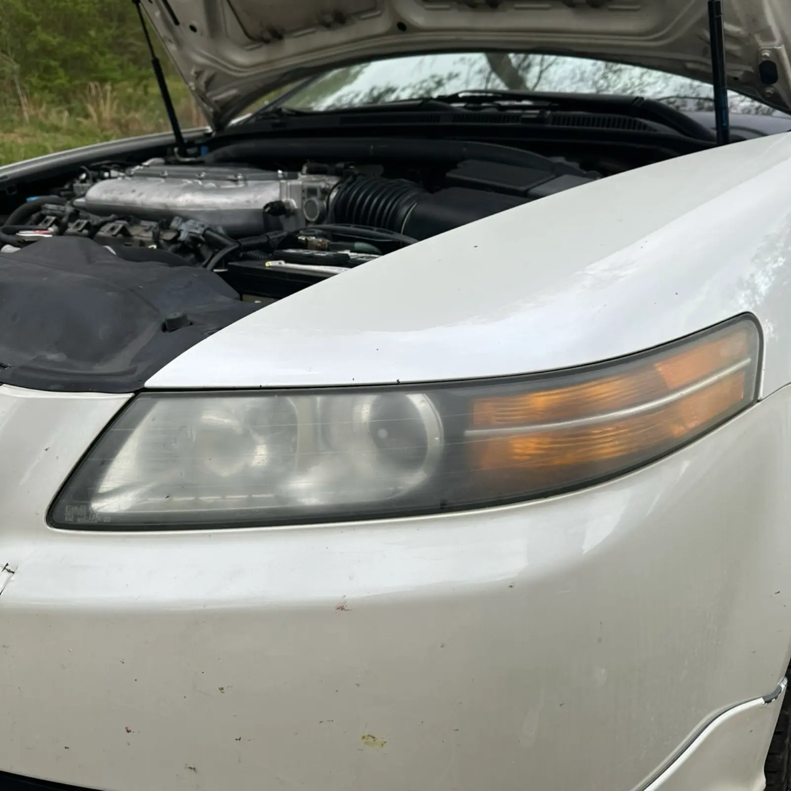 Headlight Restoration Before