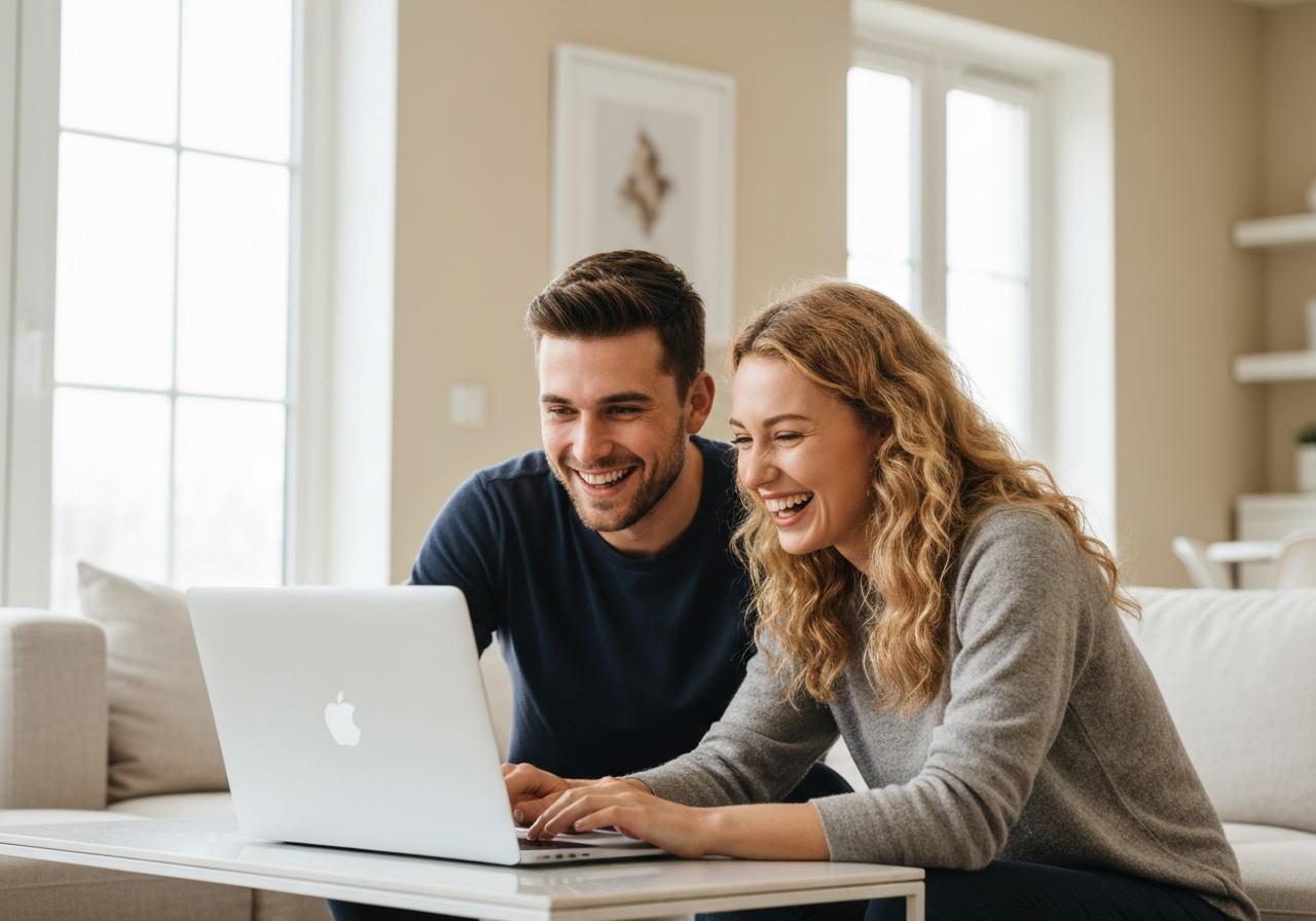 Couple building credit