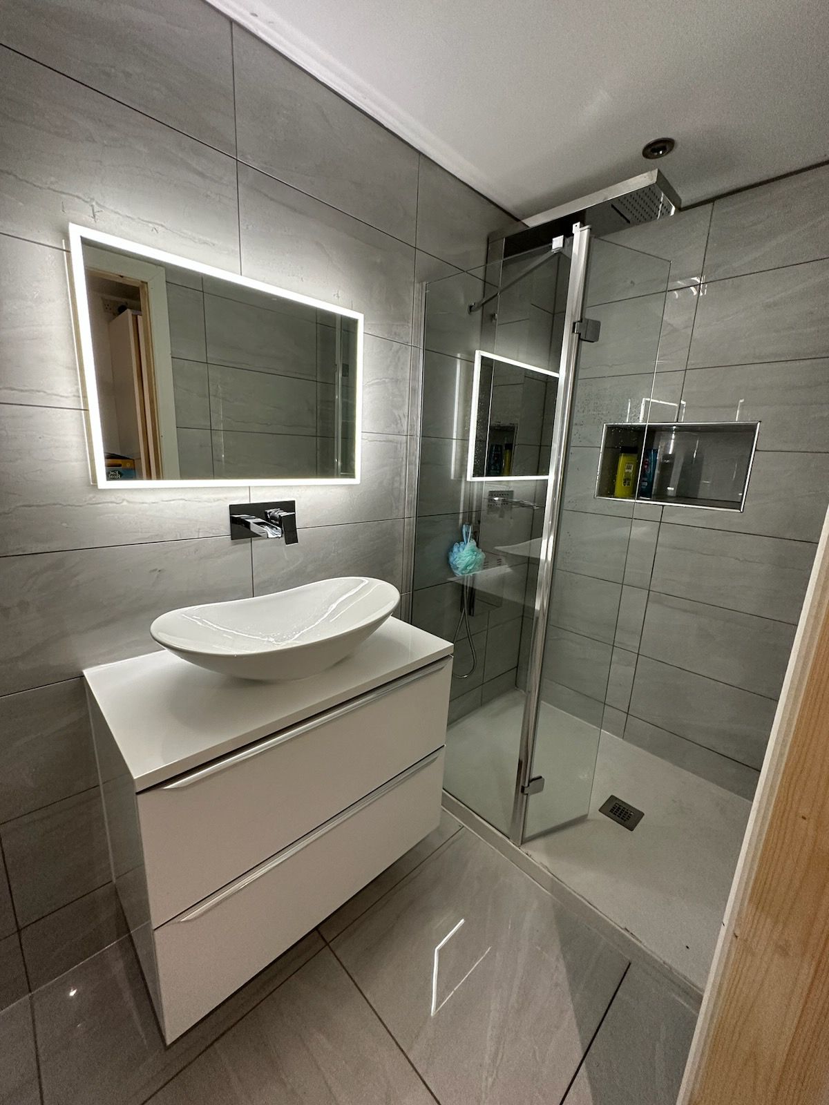 Modern Grey Bathroom Installation