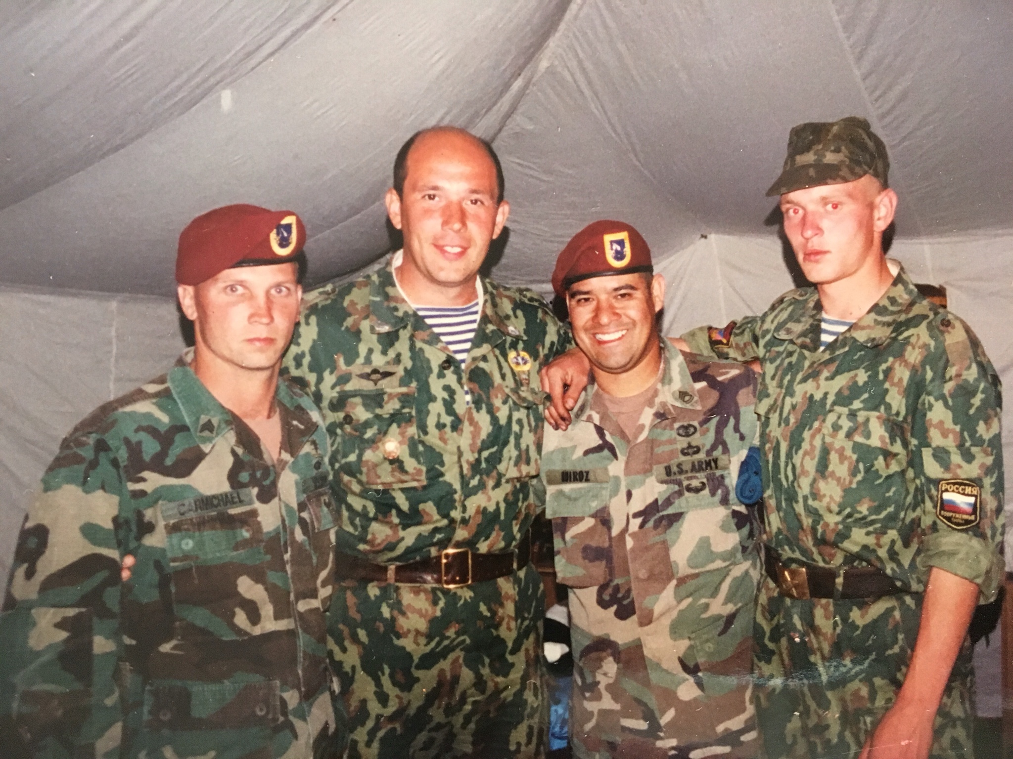 Uzbekistan with Russian Soldiers 1996