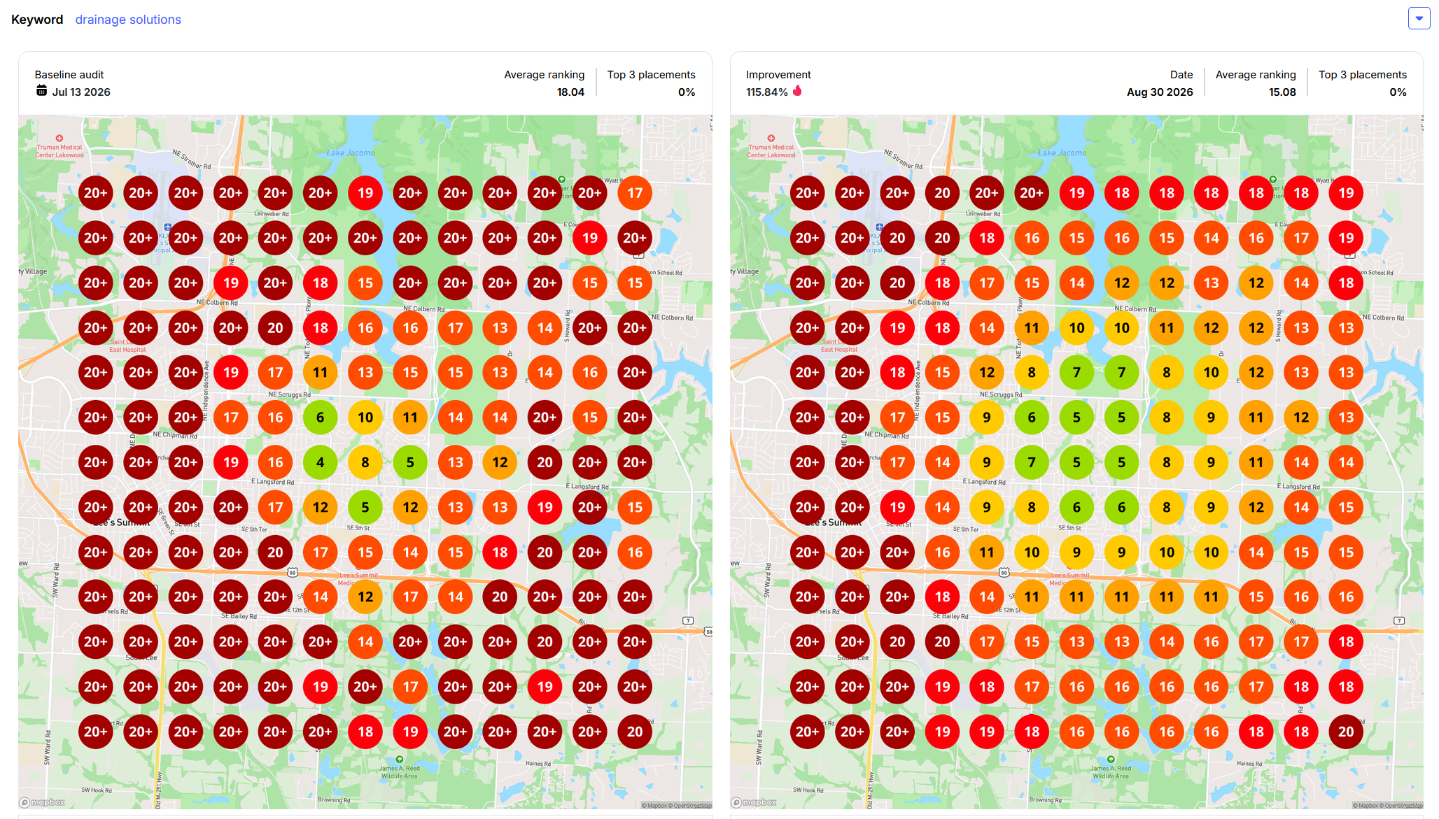 Drainage Solutions — Local Search Ranking Improvement