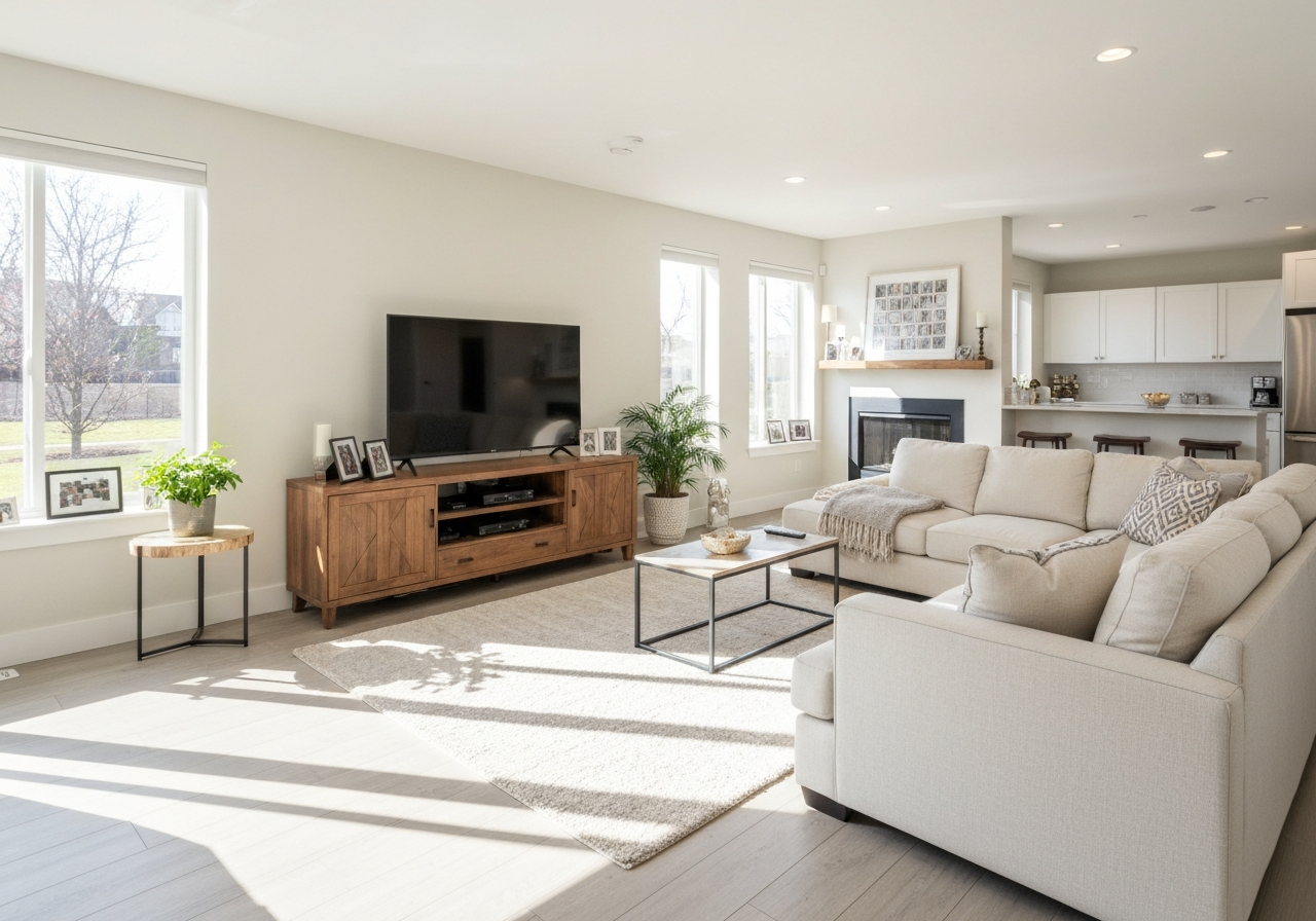 Beautifully prepared home interior