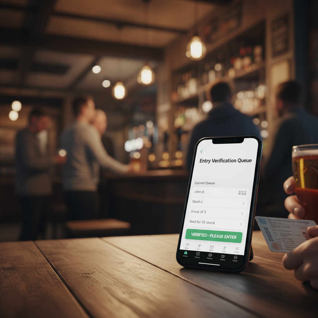 A Simple System for Pubs to Manage Queues, Regulars and Late Licences