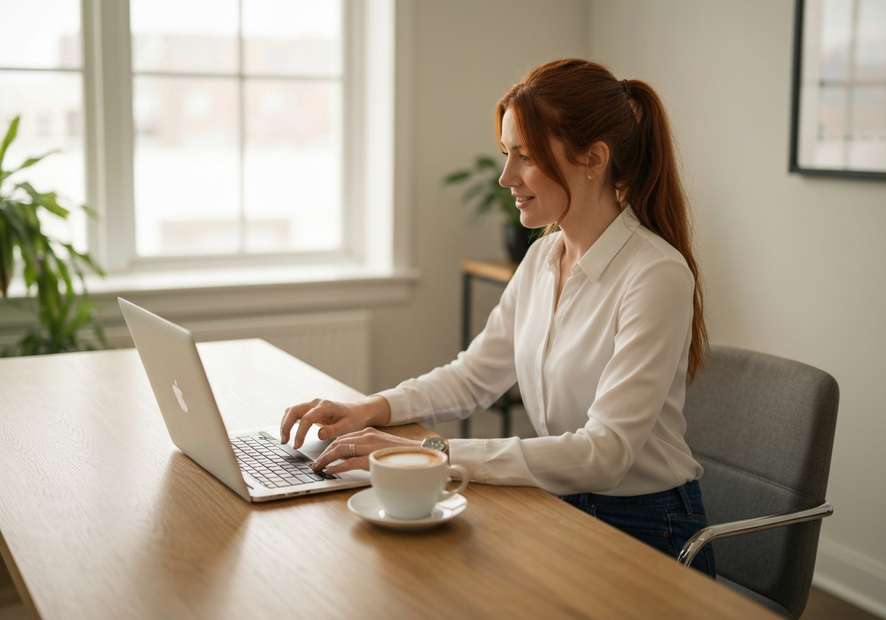Warm and welcoming professional workspace