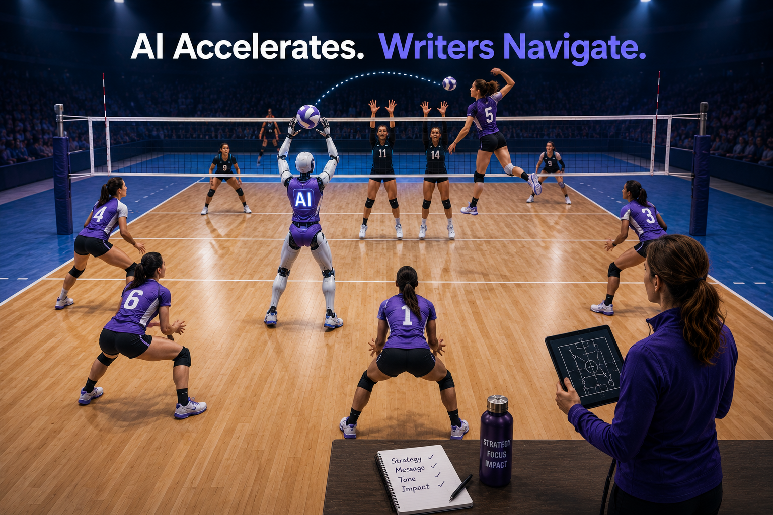 AI Accelerates, Writers Navigate