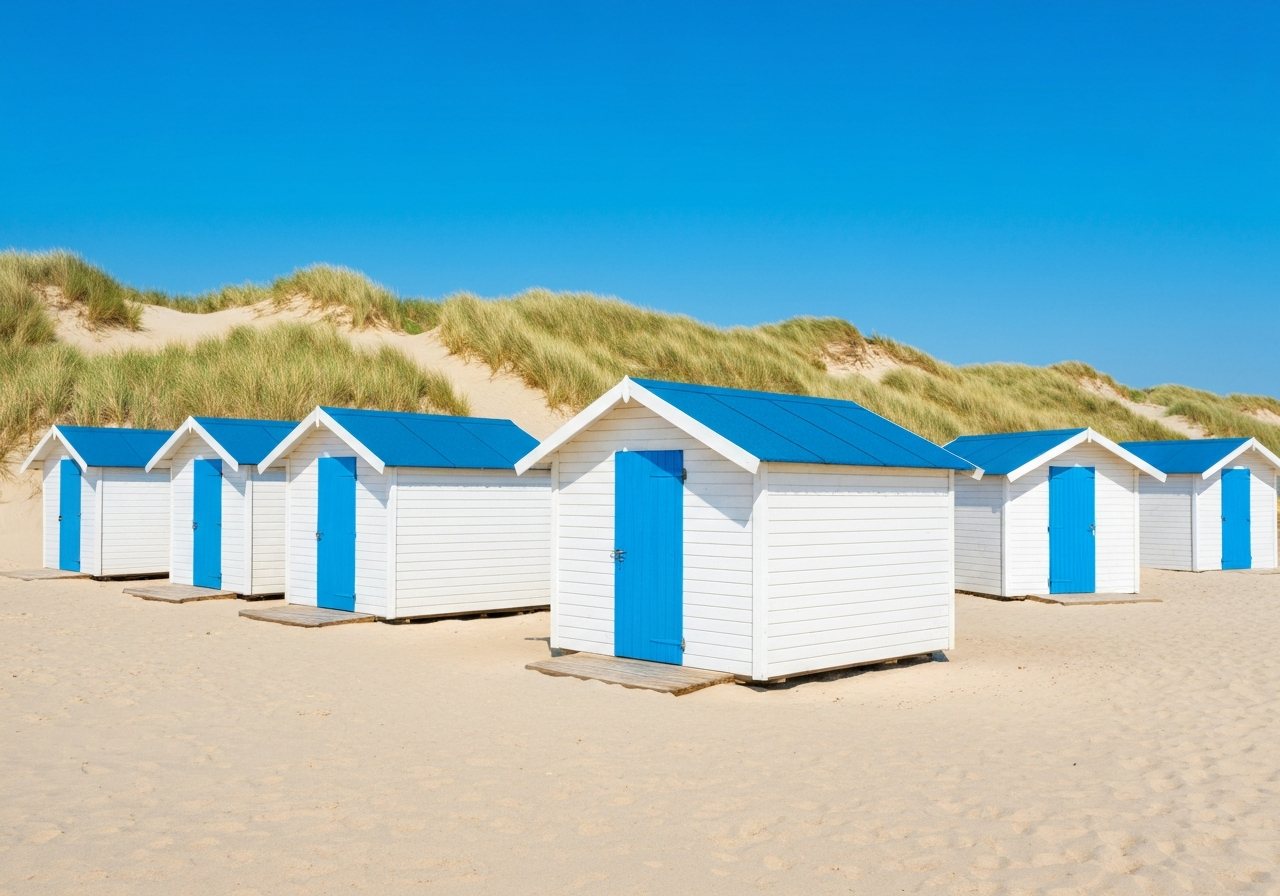 Verhuur strandhuisjes en ligbedden