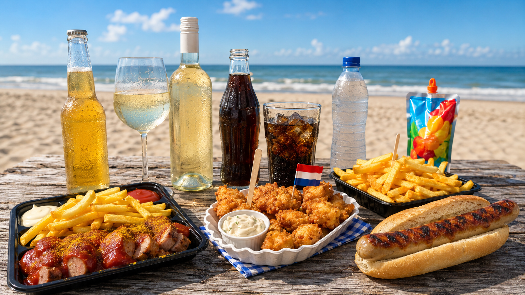 Specialiteiten van De Strandkeet — bekijk het volledige menu en bestel online