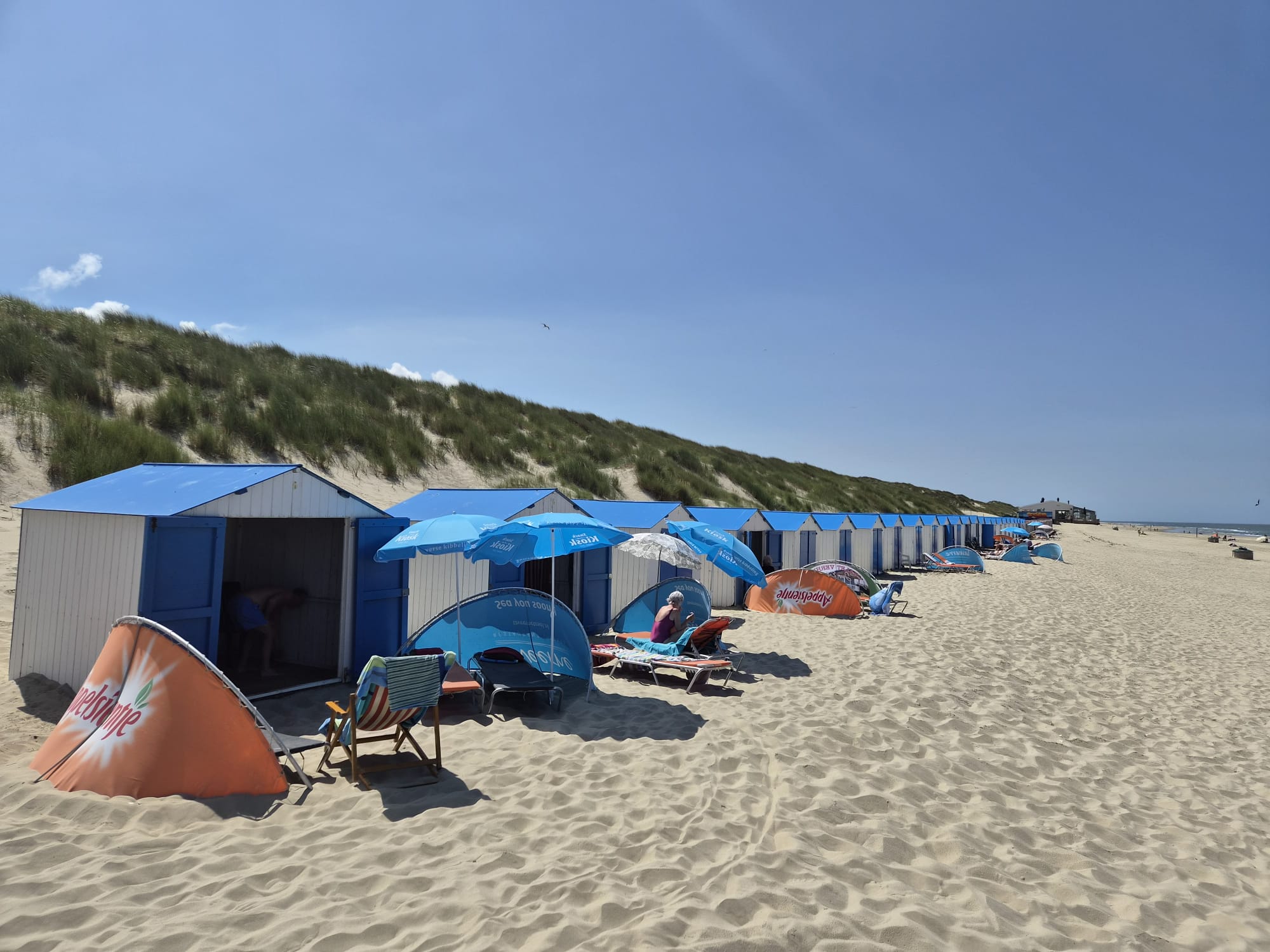 Verhuur strandhuisjes en ligbedden