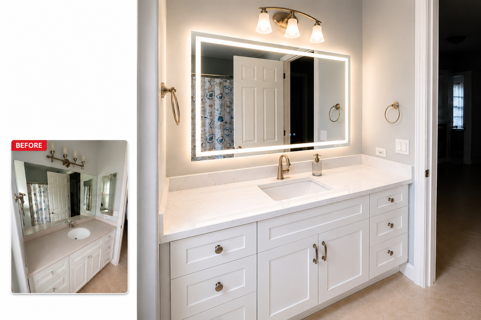Bathroom Vanity Upgrade