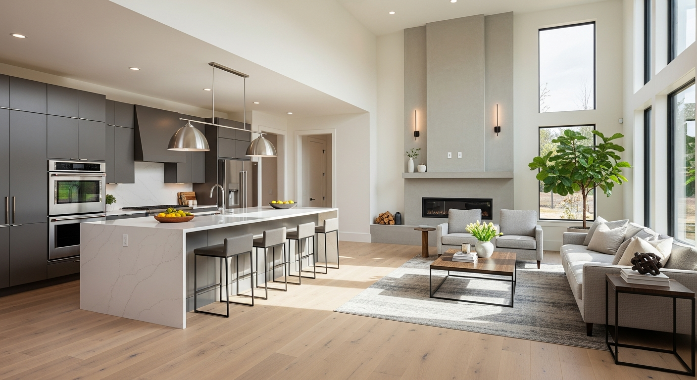 Beautifully remodeled home interior