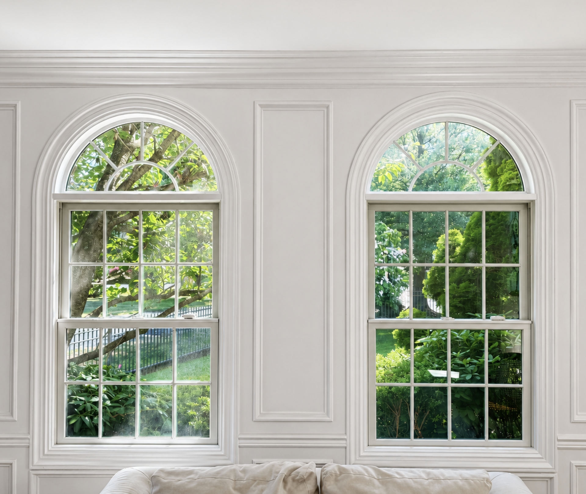 Custom Arched Window Casings