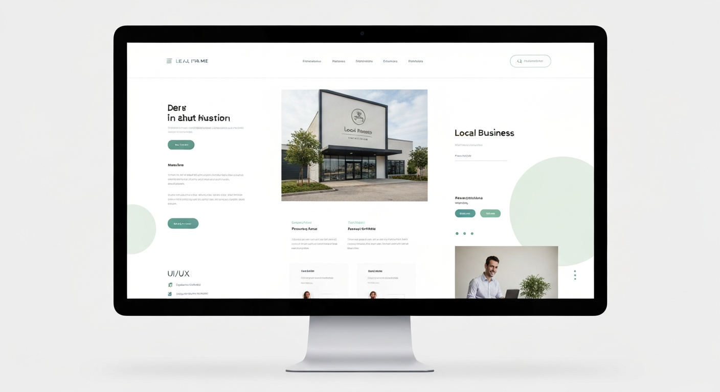 Website Homepage Layout for Local Businesses