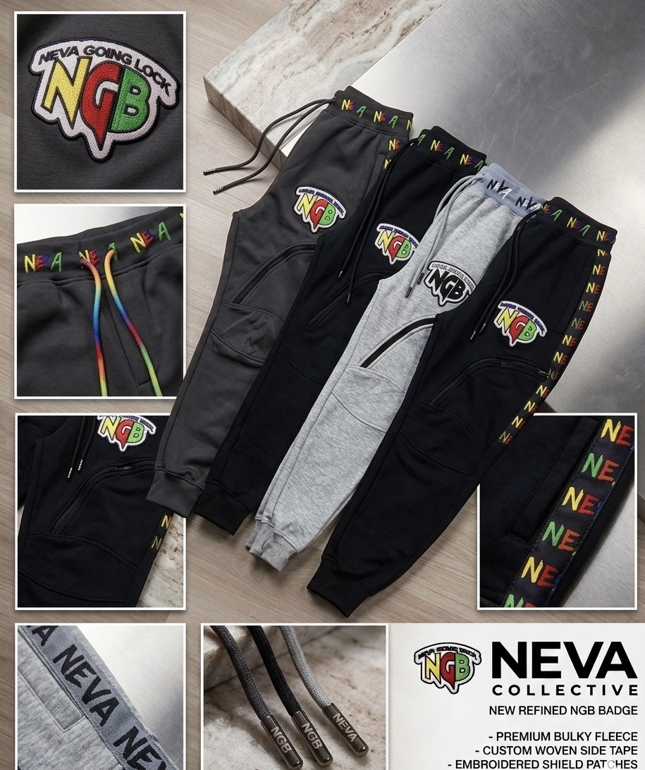 NGB Signature Jogger Collection - Premium Streetwear by Nevagoingback