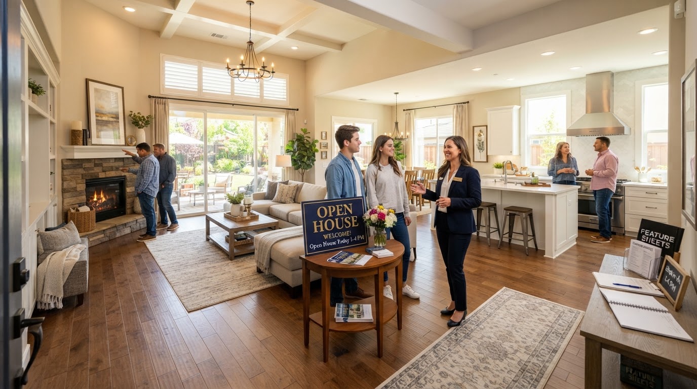 Open house for real estate agents