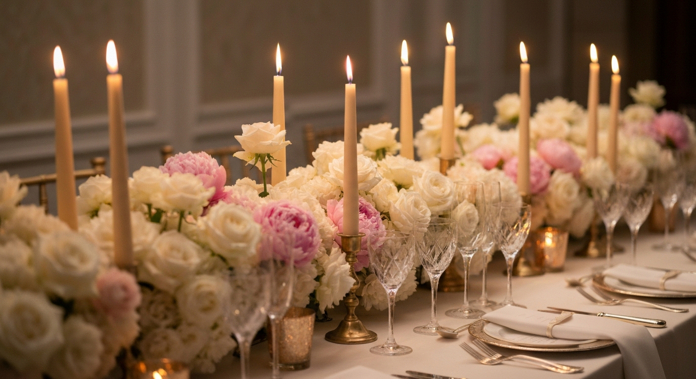 Wedding Table Setup
