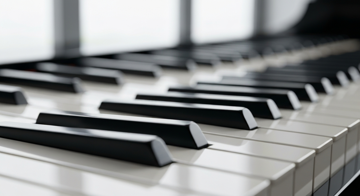 Piano keys background