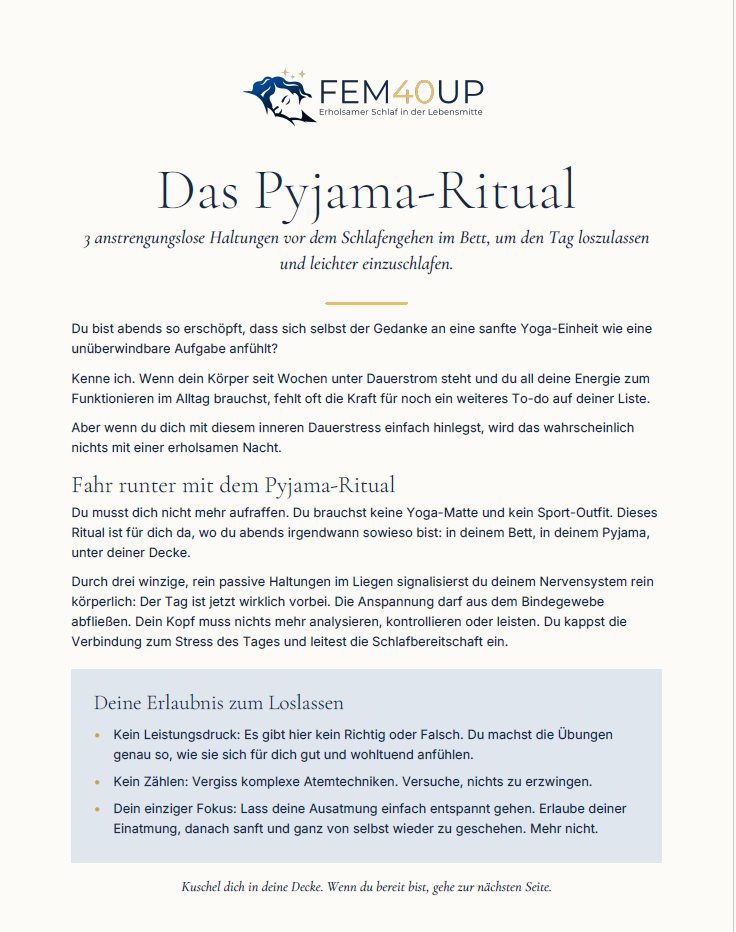 Pyjama Ritual