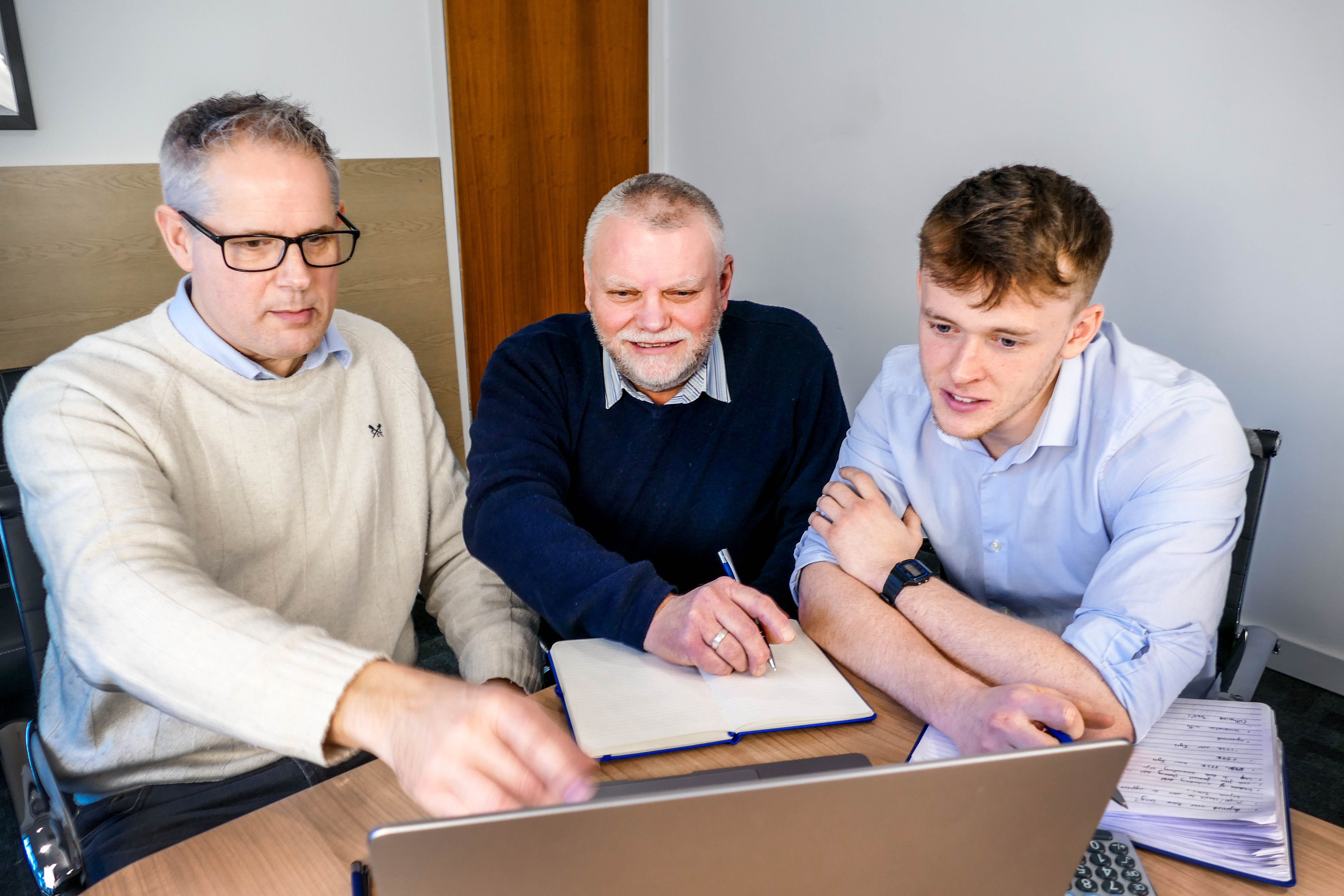 Business Van Finance Team - Guy, Roland and Alex